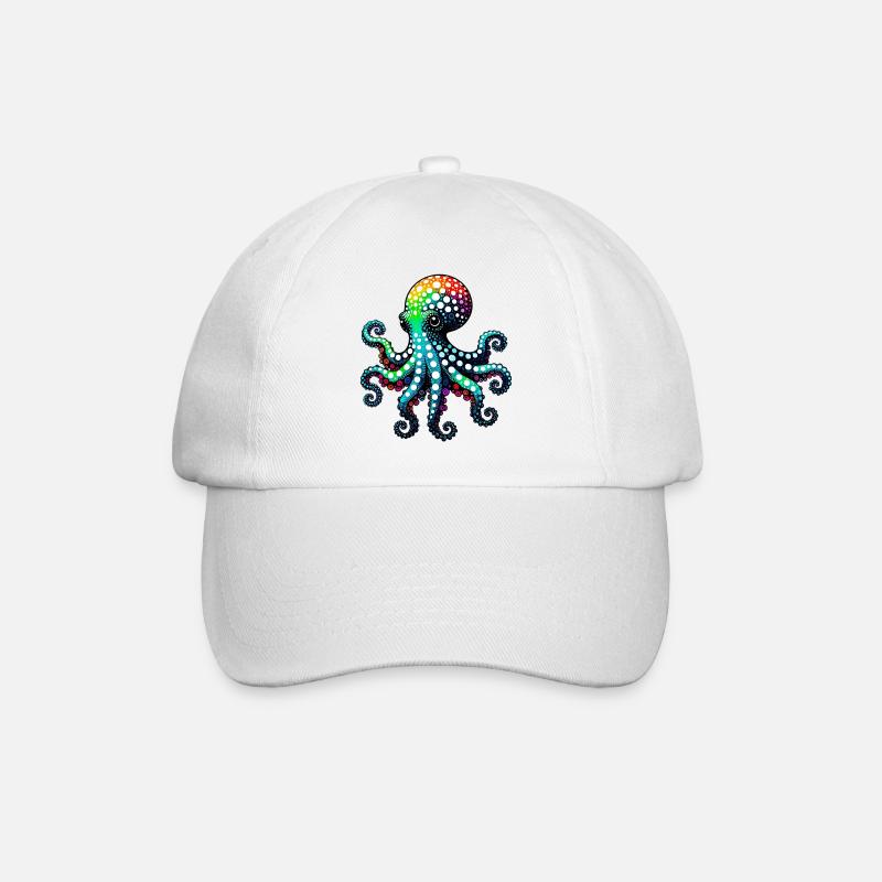 Pieuvre - Casquette classique - blanc/blanc