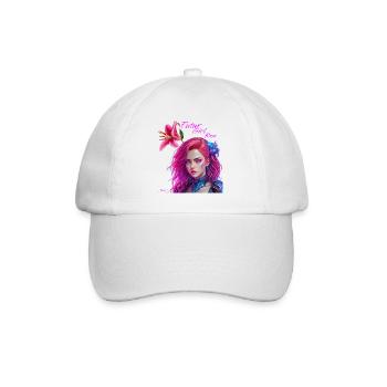 Futur girl rose - Casquette classique - blanc/blanc - Devant