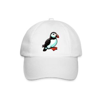 Puffin - Baseball Cap - white/white - Front