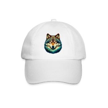 Loup - Casquette classique - blanc/blanc - Devant