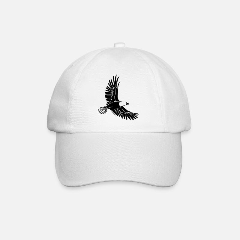Adler - Baseballkappe - Weiß/Weiß