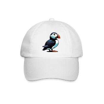 Puffin - Baseball Cap - white/white - Front