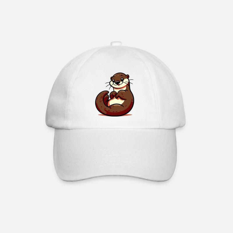 Loutre - Casquette classique - blanc/blanc