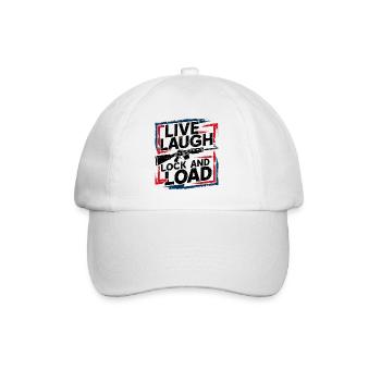 Power for Women - « Live Laugh Lock And Load » - Casquette classique - blanc/blanc - Devant
