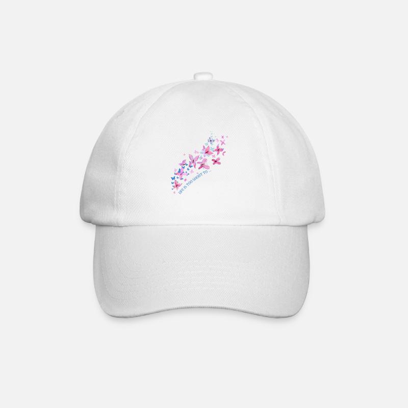 live is to short too .. Design - Baseball Cap - white/white