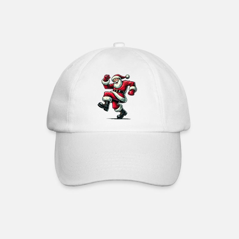 Nikolaus Weihnachtsmann - Baseballkappe - Weiß/Weiß