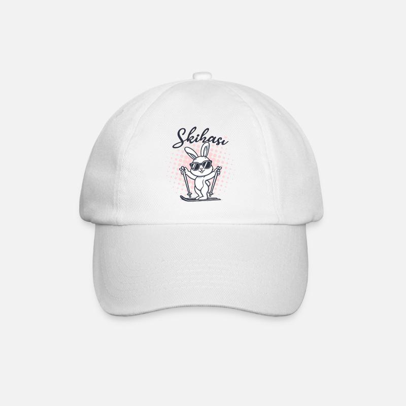Ski Bunny Ski Bunny - Baseball Cap - white/white