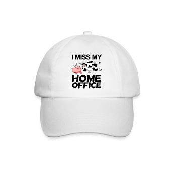 Home Office Saying Funny - Baseball Cap - white/white - Front