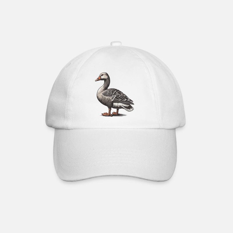 Goose - Baseball Cap - white/white
