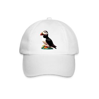 Puffin - Baseball Cap - white/white - Front