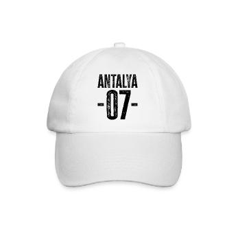Antalya 07 – Proud of the Turkish Riviera - Baseball Cap - white/white - Front