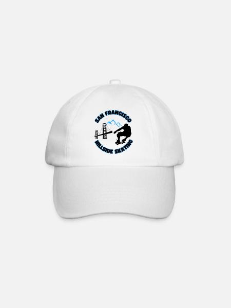 HILLSIDE SKATING - Baseballkappe - Weiß/Weiß