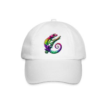 Gecko - Baseball Cap - white/white - Front