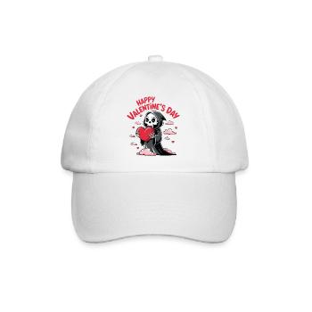 faucheuse amoureuse avec coeur - Casquette classique - blanc/blanc - Devant