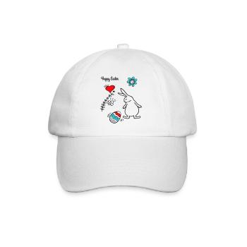 Joyeuses Pâques - Casquette classique - blanc/blanc - Devant