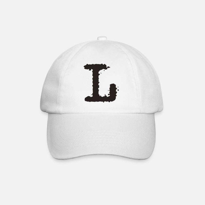 L - Baseballkappe - Weiß/Weiß