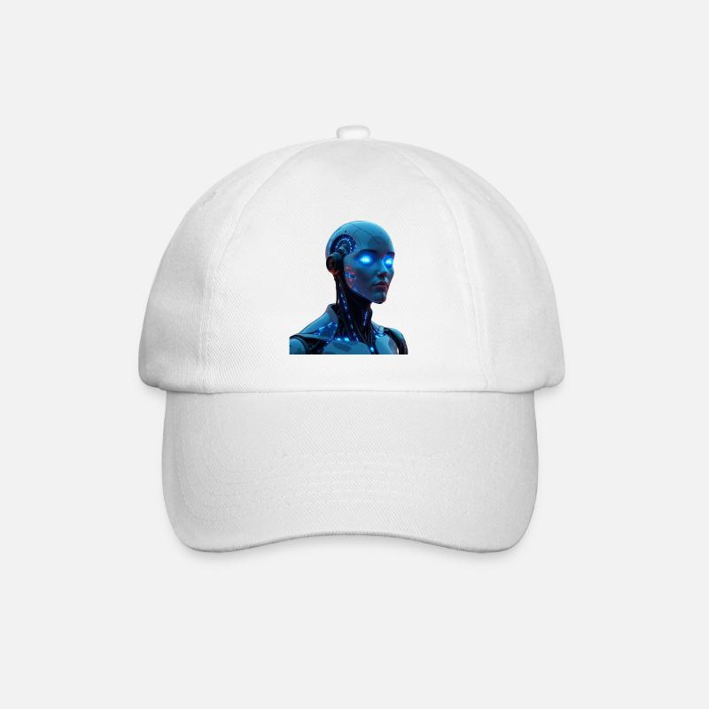 IA (Intelligence Artificielle) - Casquette classique - blanc/blanc