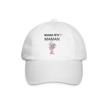 Happy Mother's Day - Baseball Cap - white/white - Front