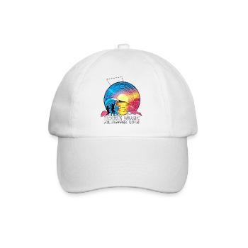 Musique house - Casquette classique - blanc/blanc - Devant