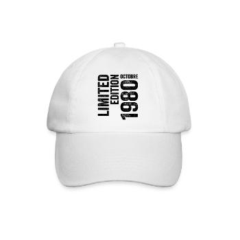 1980 - Baseball Cap - white/white - Front