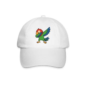 Bande dessinée Parrot Dabbing - Casquette classique - blanc/blanc - Devant