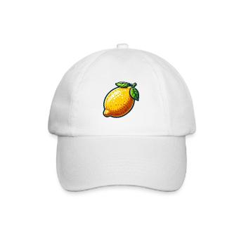 Lemon Cartoon Luminous - Baseball Cap - white/white - Front