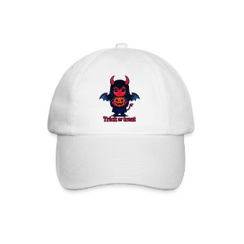 Trick or Treat – Cute Devil - Baseball Cap - white/white - Front