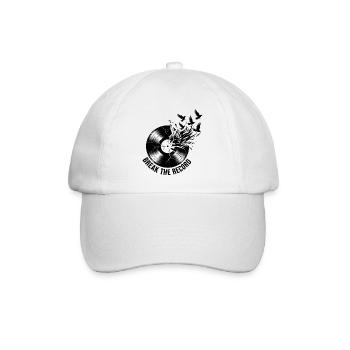 Break_the_Record - Casquette classique - blanc/blanc - Devant