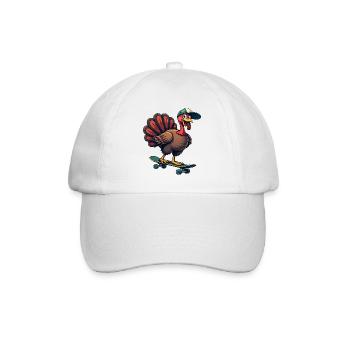 Thanksgiving Turkey Guys - Baseball Cap - white/white - Front