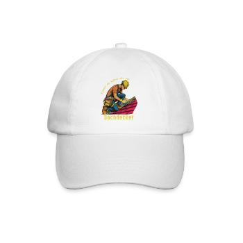 Roofer Illustration, Do as You Think! - Baseball Cap - white/white - Front