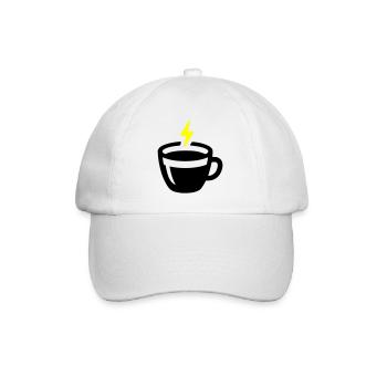 Latte Art Love : Latte Art Énergie Coffee Vector - Casquette classique - blanc/blanc - Devant