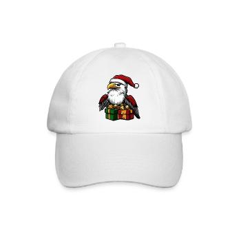 Cadeaux de Noël Eagle - Casquette classique - blanc/blanc - Devant