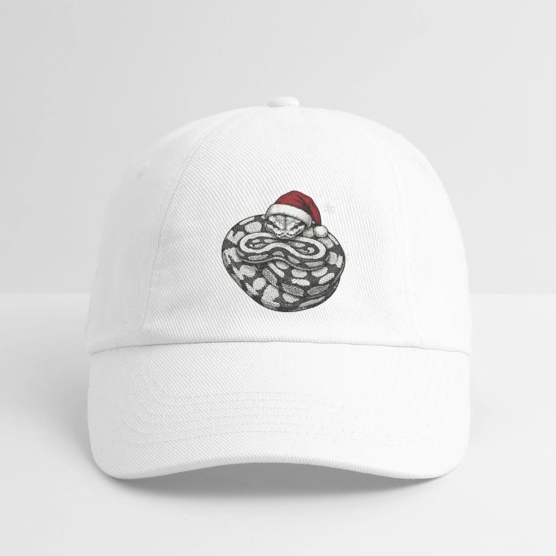 King Python Christmas Ball Python Snake Baseball Cap