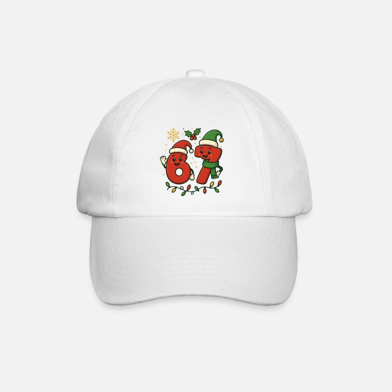 Joyeux Brainrot - Casquette classique - blanc/blanc