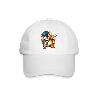 Art de rue Graffiti Cat Street - Casquette classique - blanc/blanc - Devant