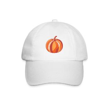 Pumpkin Pop Art Autumn - Baseball Cap - white/white - Front