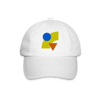 Constellation géométrique des couleurs - Casquette classique - blanc/blanc - Devant