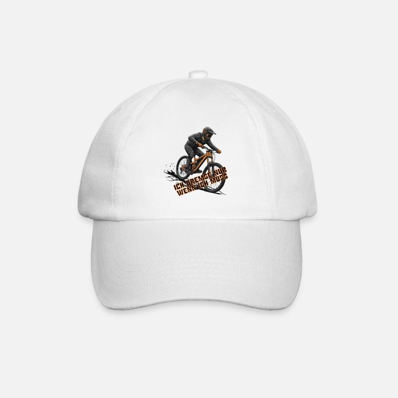 Cadeau de design de VTT pour descente - Casquette classique - blanc/blanc