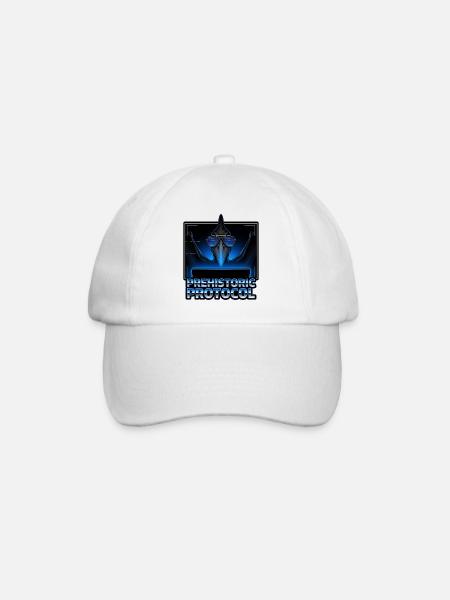 Vorzeitliches Protokoll Neon - Baseballkappe - Weiß/Weiß