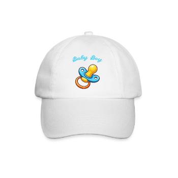 Bébé Dessin animé Tétine - Casquette classique - blanc/blanc - Devant