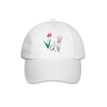  Ostern - Baseballkappe - Weiß/Weiß - Vorne