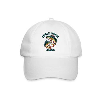 Cool Guys Fishing - Baseball Cap - white/white - Front