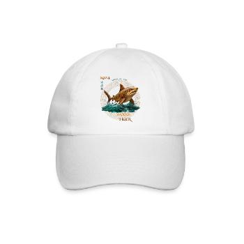 1974_Holz-Tiger - Baseballkappe - Weiß/Weiß - Vorne
