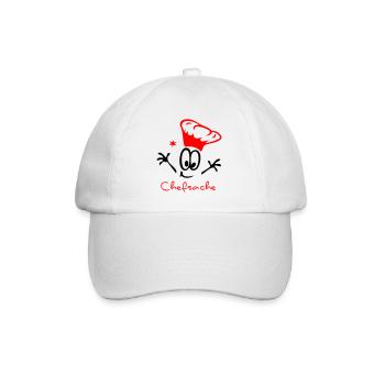 Chef's top priority - Baseball Cap - white/white - Front