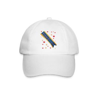 Father of the Year Badge - Baseball Cap - white/white - Front