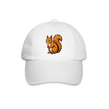écureuil roux - Casquette classique - blanc/blanc - Devant