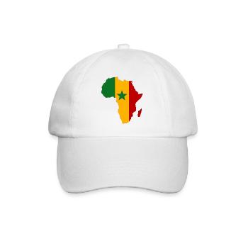 Senegal_Flagge_Afrika - Casquette classique - blanc/blanc - Devant