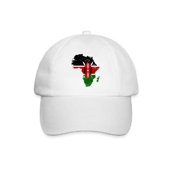 Kenia_Flagge_Afrika_used_used - Casquette classique - blanc/blanc - Devant