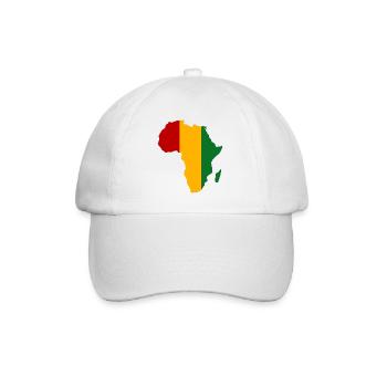 Guiena_Flagge_Afrika - Casquette classique - blanc/blanc - Devant
