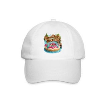 Donut Disturb Dock Day - Baseball Cap - white/white - Front